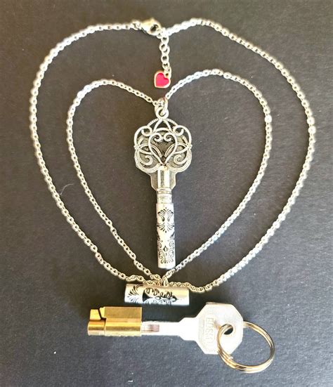 chastity key necklace|Key Pendant